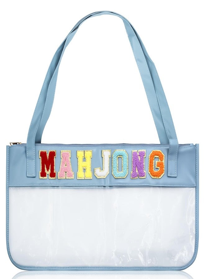 KCMOSGI 1 Pcs American Mahjong Bag, Empty Mahjong Tiles Bag with Shoulder Strap, Waterproof Mahjong Tile Bag for Mahjong Accessories and Gifts, Mahjong Tile Set for Tile Lovers - Image 1